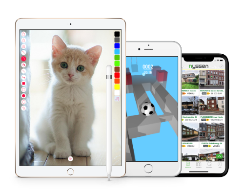 Création d'apps iOS pour iPhone, iPad & Apple TV (tvOS) Création d'apps iOS pour iPhone, iPad & Apple TV (tvOS)